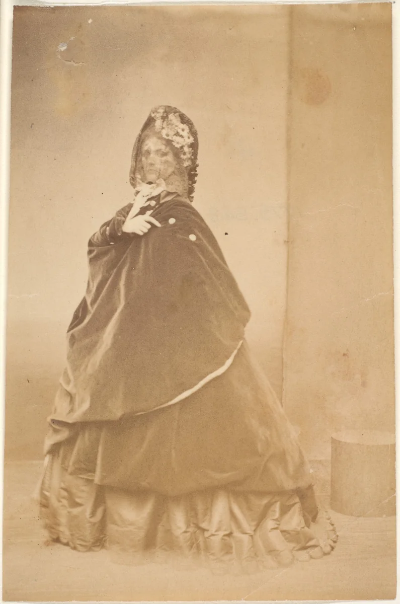 La cape by Pierre-Louis Pierson, photograph, 1860-1869