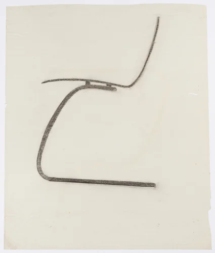 Chair without Arms (LR 120) by Lilly Reich, mies van der rohe archive, 1931