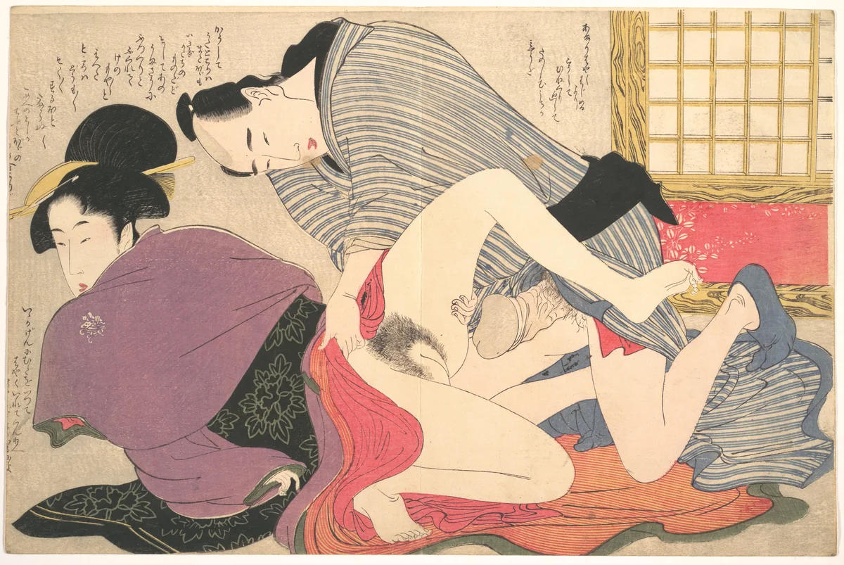 Erotic Print by Kitagawa Utamaro (喜多川歌麿), print, 1753-1806
