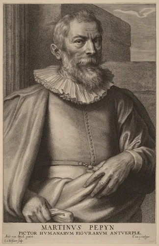 Marten Pepyn by Anthony van Dyck, print, 1626-1641