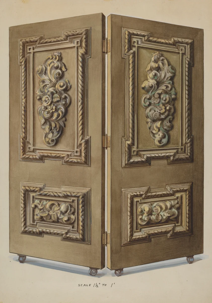 Doors by Alfred Koehn, index of american design, 1936