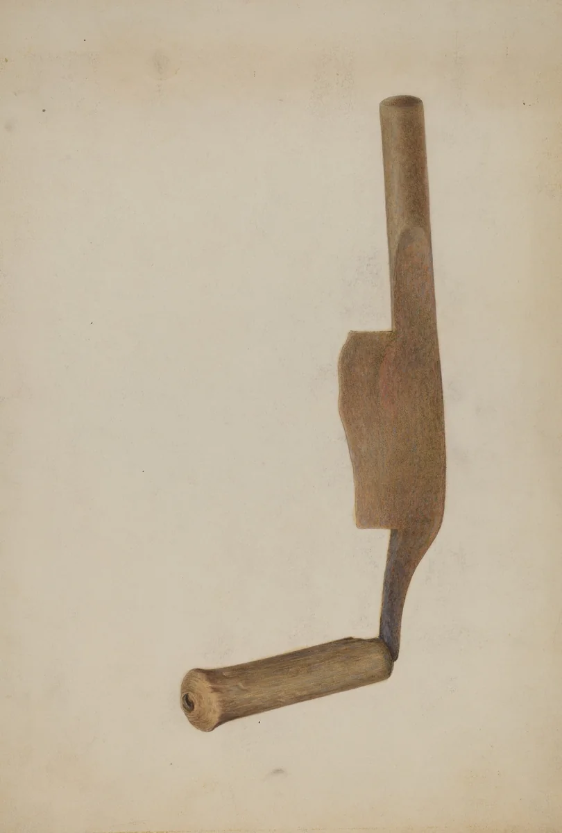 Drawknife by George C. Brown, index of american design, 1938