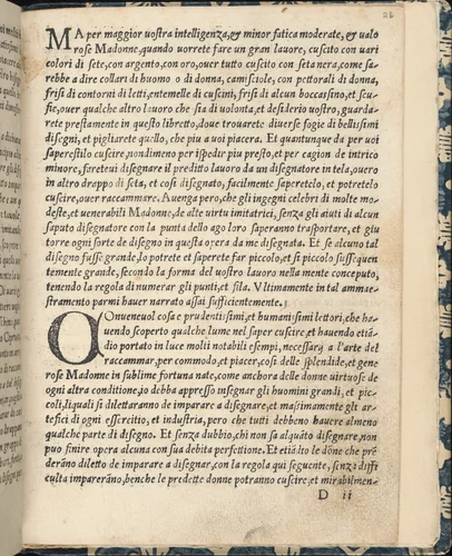 Essempio di recammi, page 26 (recto) by Giovanni Antonio Tagliente, book, 1530