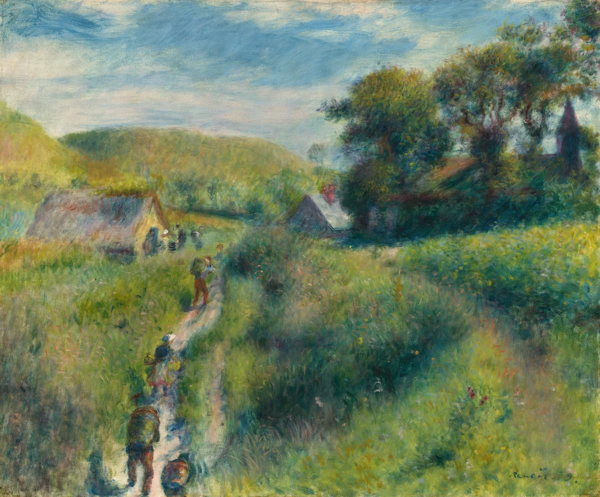 The Mussel Harvest by Auguste Renoir, painting, 1879