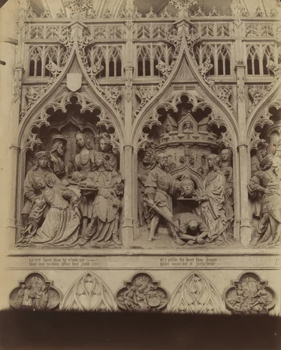 Amiens, Clôture du Choeur 1472-1531 by Eugène Atget, photograph, 1900