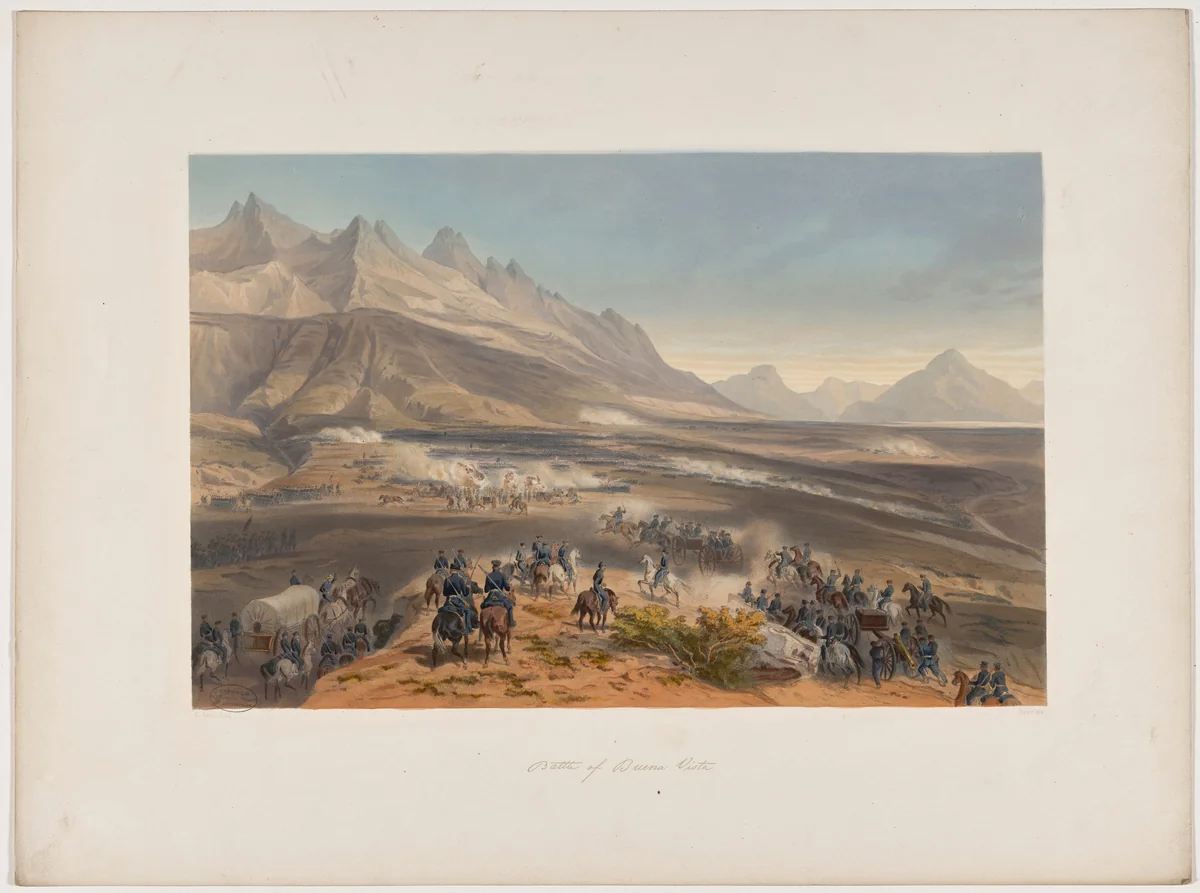 Battle of Buena Vista by Adolphe-Jean-Baptiste Bayot, portfolio, 1851