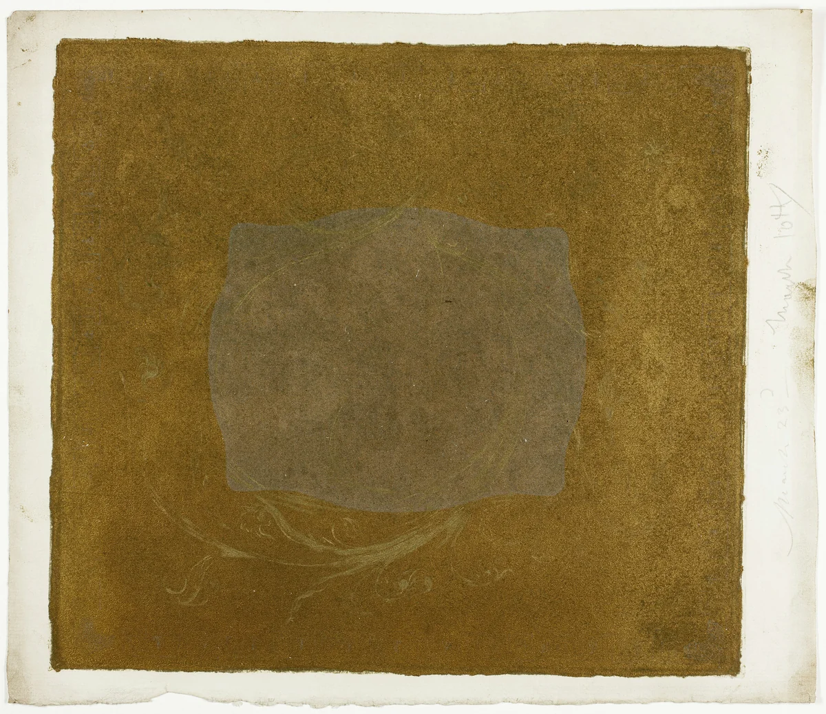 Mount for The Thames, Evening by Theodore Roussel, print, 1897-1899