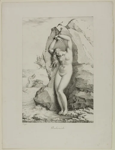 Andromeda by Marie Philippe Coupin de La Couperie, print, 1814-1824