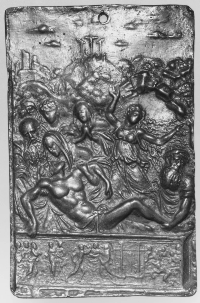 The Entombment of Christ by Galeazzo Mondella, metalwork, 1500-1599