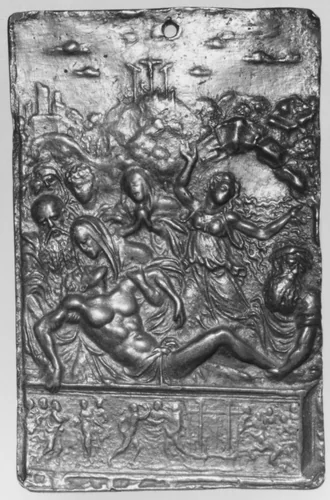 The Entombment of Christ by Galeazzo Mondella, metalwork, 1500-1599