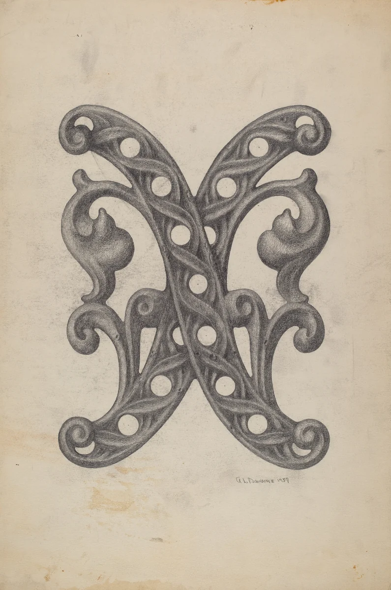 Gate by Austin L. Davison, index of american design, 1937