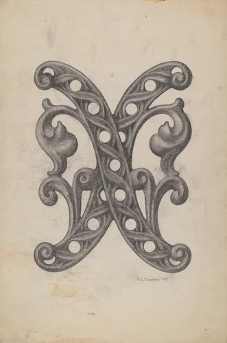 Gate by Austin L. Davison, index of american design, 1937