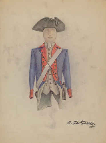 Uniform by Aaron Fastovsky, index of american design, 1936