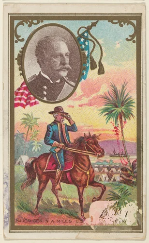 Major General Nelson A. Miles, U.S. Army, from the "Generals" series (T63), issued by LeRoy Little Cigars by LeRoy Little Cigars, print, 1898-1901