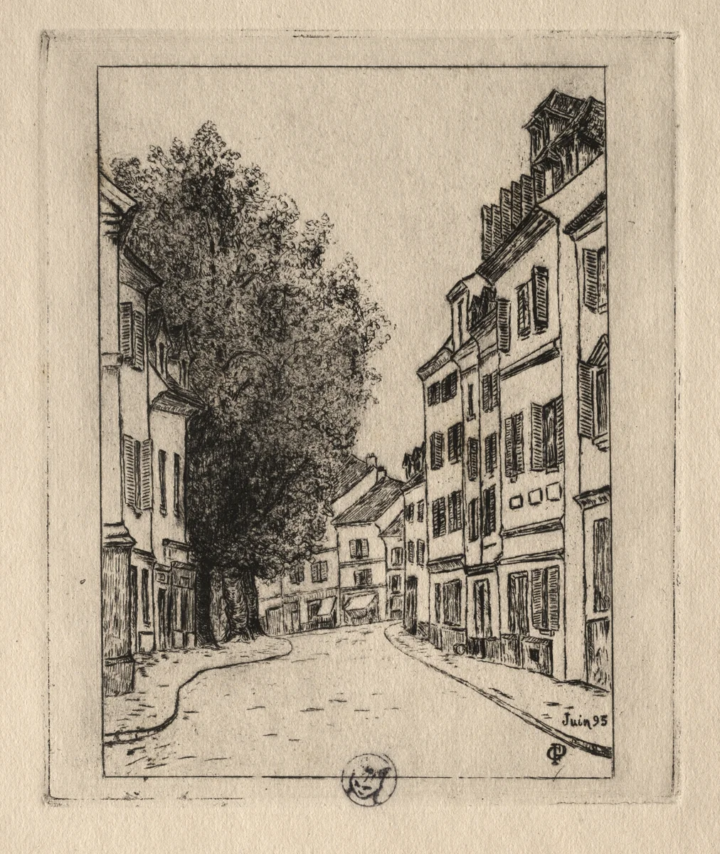 Six Etchings: Notre Dame, Pontoise by Paul Gachet, print, 1895