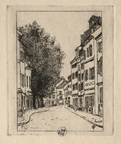 Six Etchings: Notre Dame, Pontoise by Paul Gachet, print, 1895