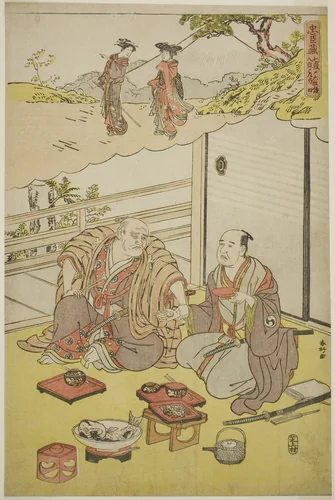 Scenes from Acts Seven and Eight of Chushingura by Katsukawa Shunko, print, 1783-1793