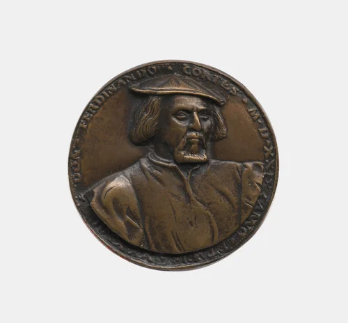 Hernan Cortez 1485-1547, Conquistador by Christoph Weiditz, metalwork, 1529