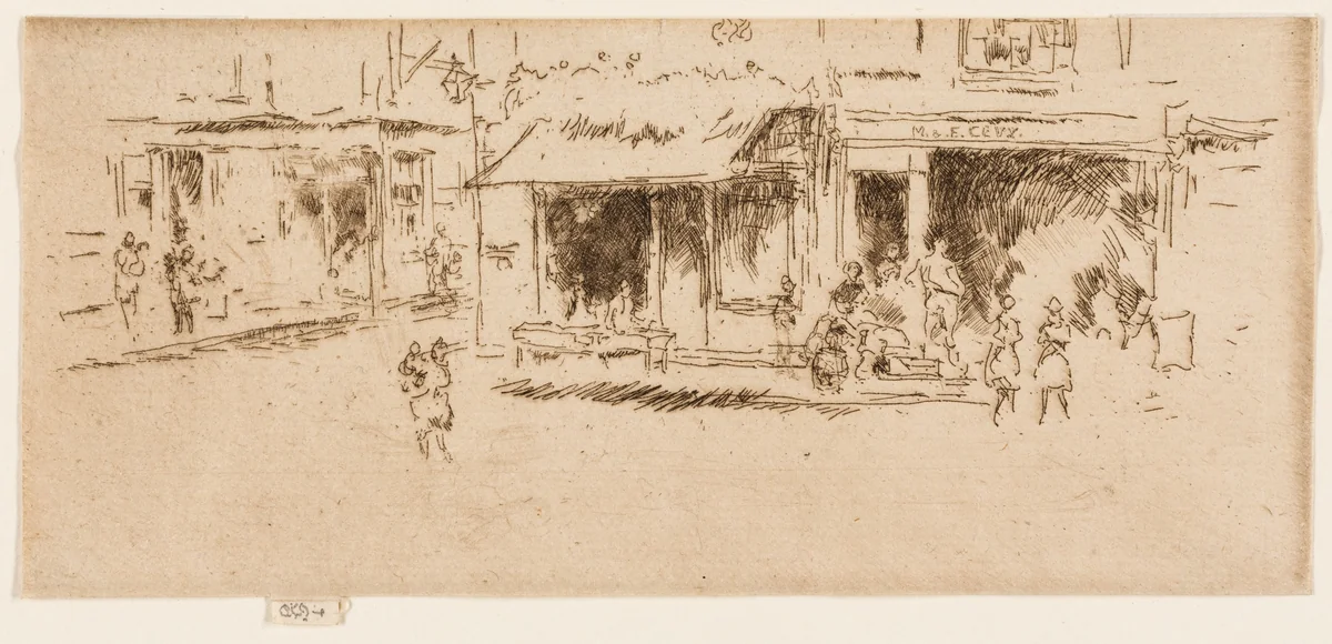 St James's Place, Houndsditch by James McNeill Whistler, print, 1886