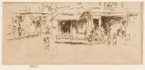 St James's Place, Houndsditch by James McNeill Whistler, print, 1886