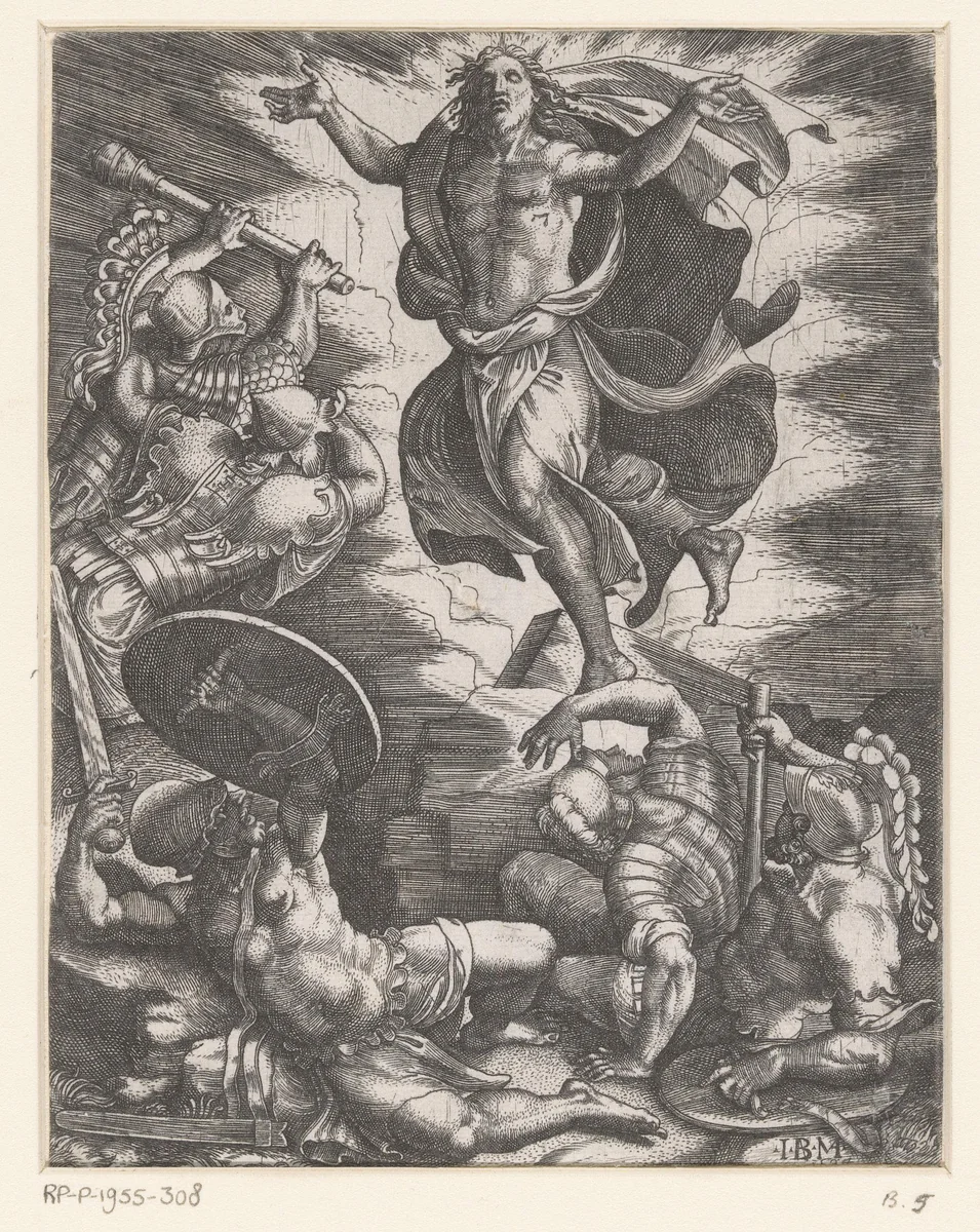 Opstanding by Unknown, print, 1513-1575