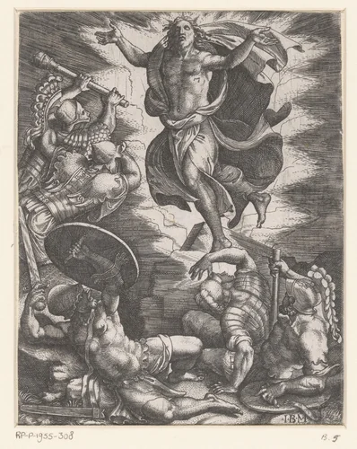 Opstanding by Unknown, print, 1513-1575