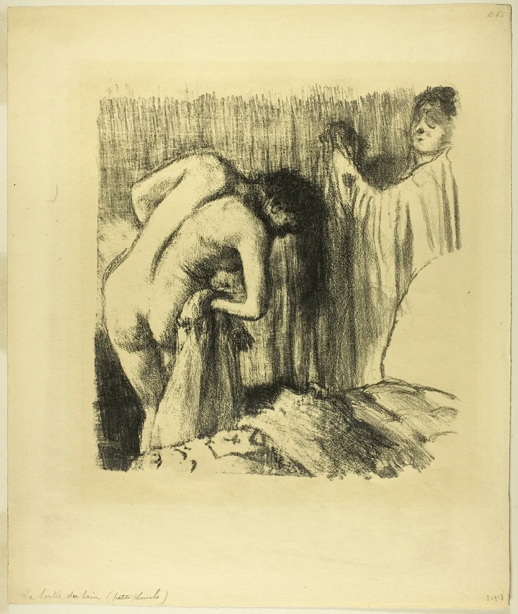 After the Bath III by Edgar Degas, print, 1891-1892