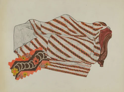 Quilt by Ellen Duncan, index of american design, 1936