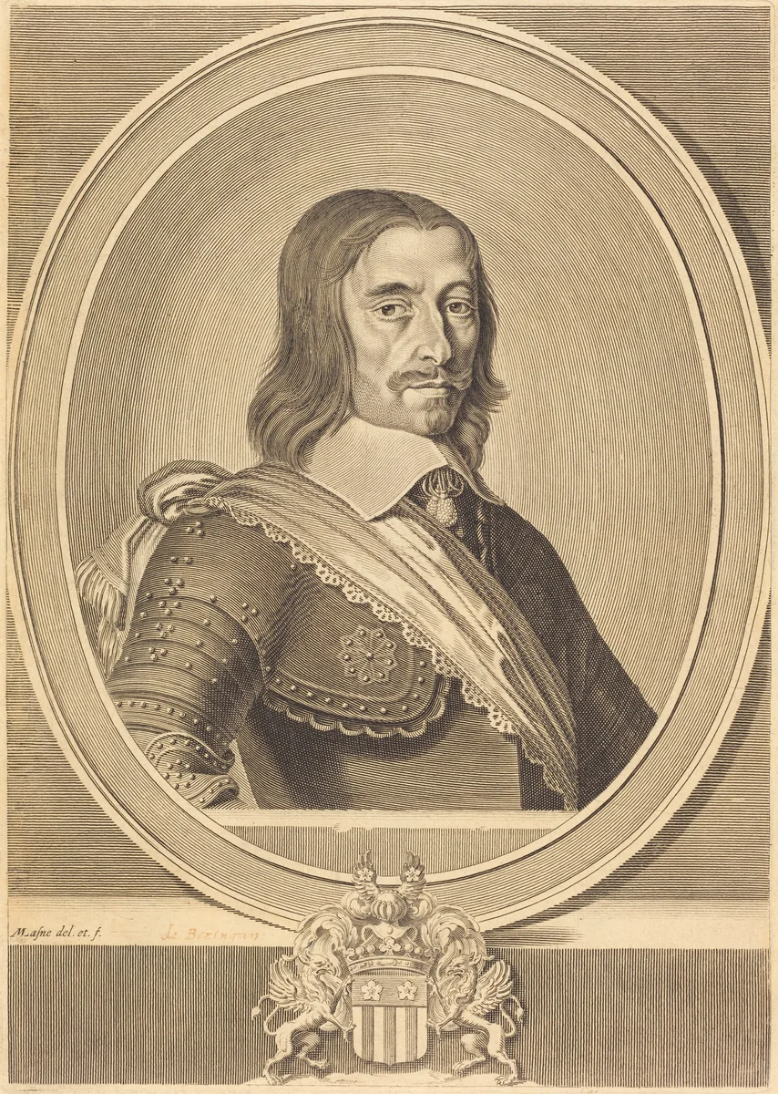 Henri de Beringhen by Michel Lasne, print, 1590-1667
