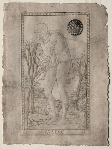 Tarocchi by Master of the E-Series Tarocchi, print, 1457-1467