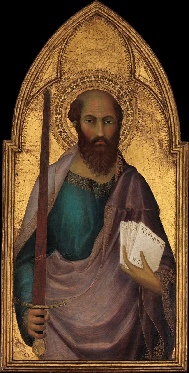 Saint Paul by Lippo Memmi, painting, 1325-1335