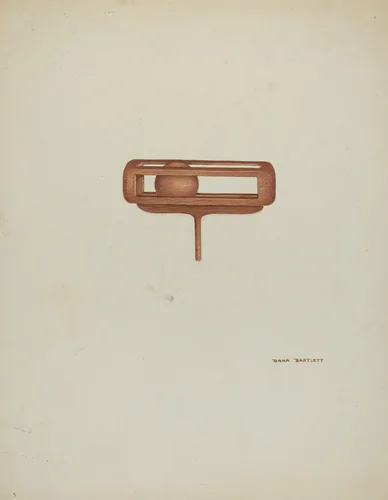 Rattle by Dana Bartlett, index of american design, 1935-1942