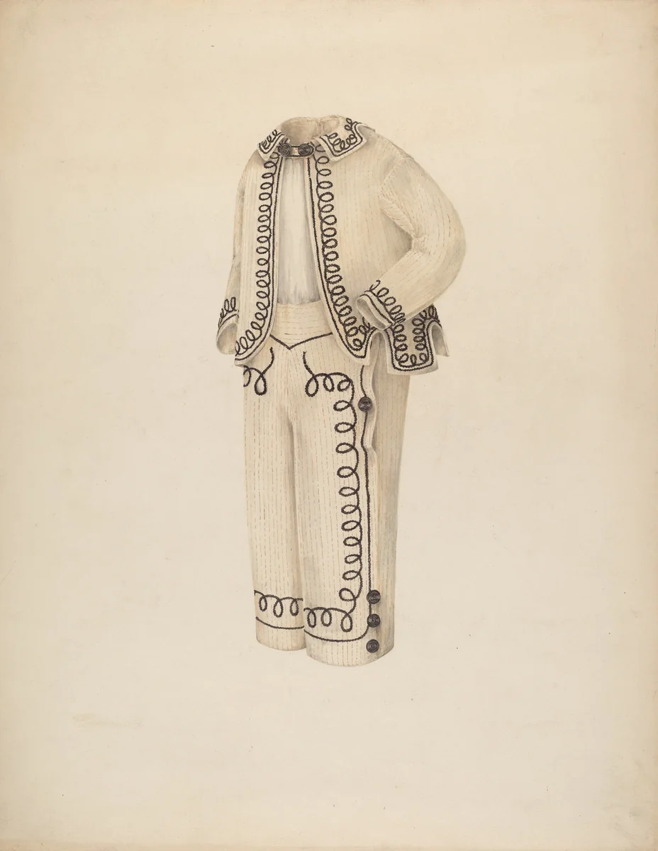 Boy's Suit by Marjorie McIntyre, index of american design, 1938