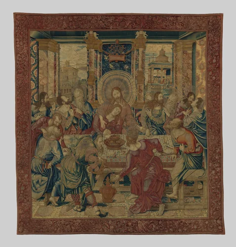 The Last Supper by Bernard van Orley, textile, 1520-1530