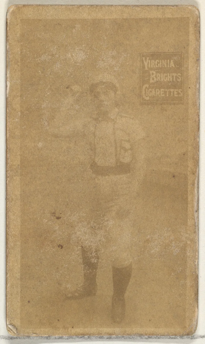 From the Girl Baseball Players series (N48, Type 2) for Virginia Brights Cigarettes by Allen & Ginter, photograph, 1886-1888