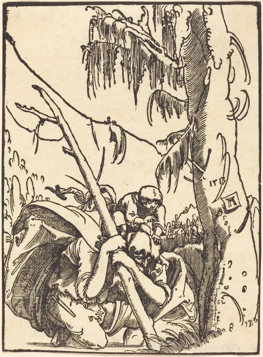 Saint Christopher by Albrecht Altdorfer, print, 1513