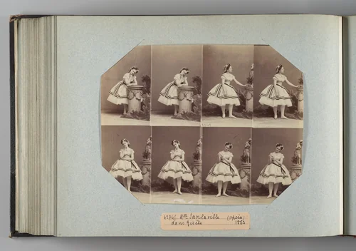 Mlle Sanlaville dans Gisèle by André Adolphe-Eugène Disdéri, photograph, 1863