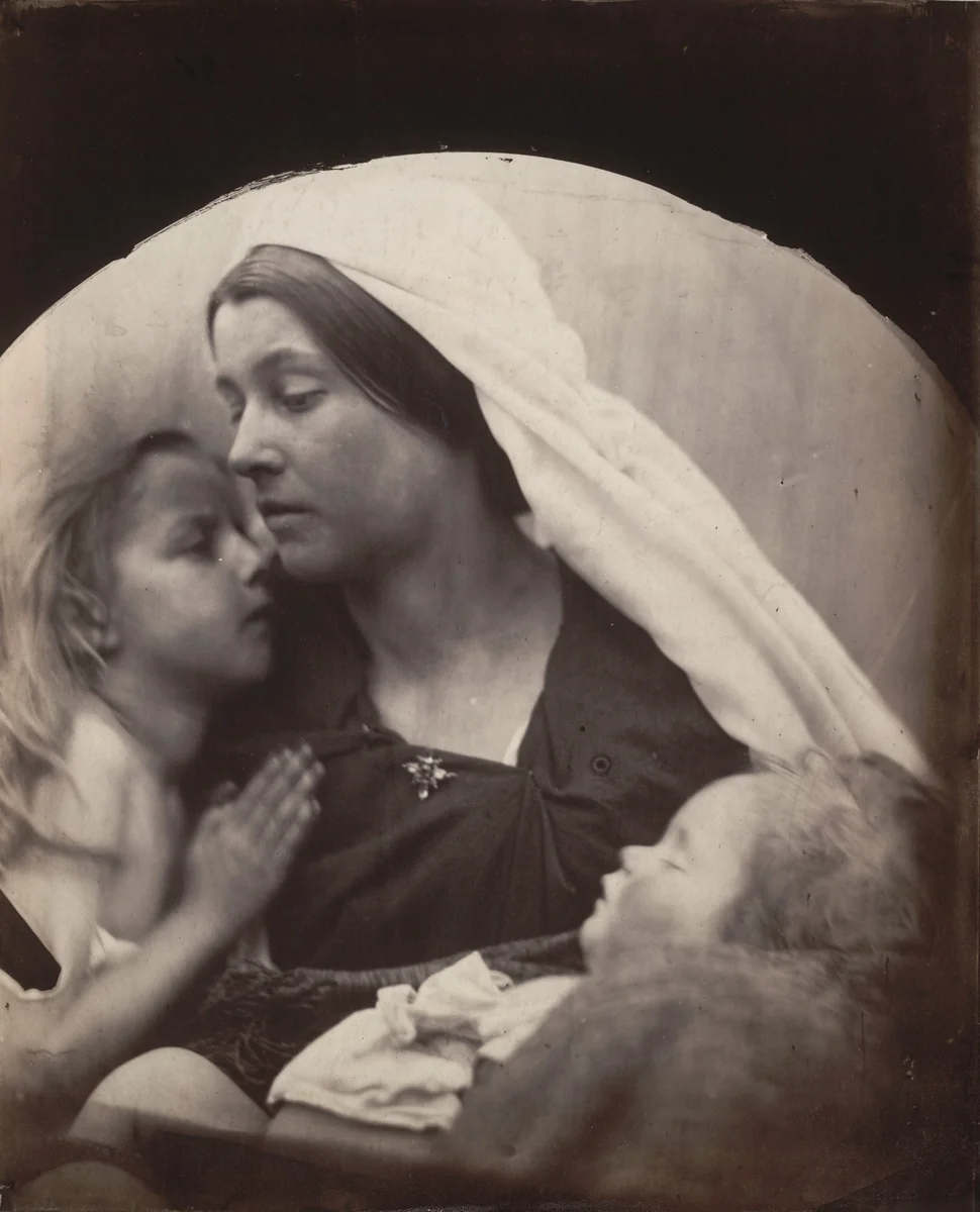 Madonna with Children by Julia Margaret Cameron, photograph, 1864