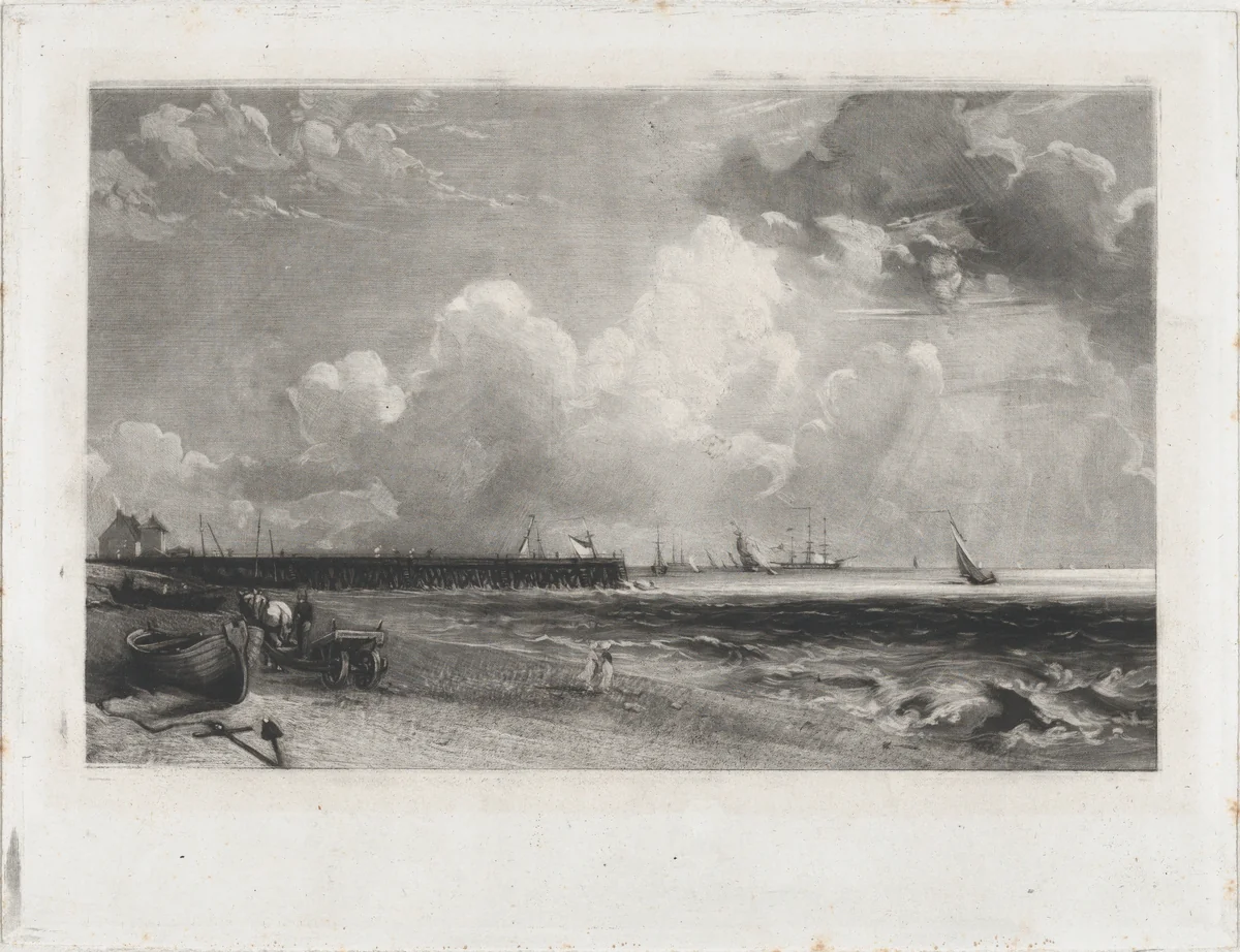 Yarmouth, Norfolk by David Lucas, print, 1830