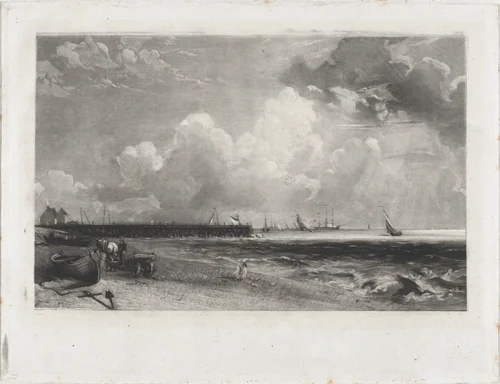 Yarmouth, Norfolk by David Lucas, print, 1830