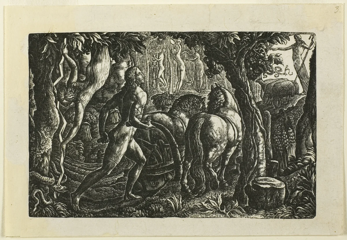 The Ploughman by Edward Calvert, other, 1827