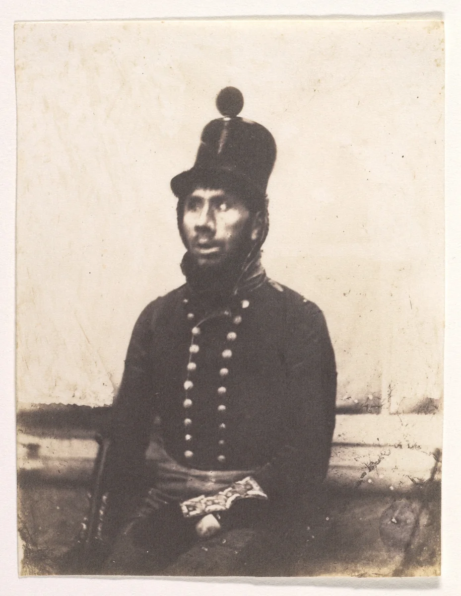 [Soldier] by Calvert Richard Jones, photograph, 1845-1850