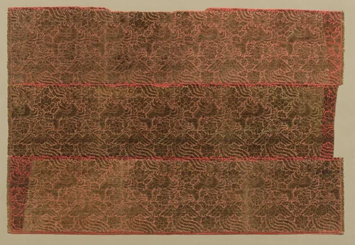 Makaras, Phoenixes and Flowers by Unknown, textile, 1200-1299