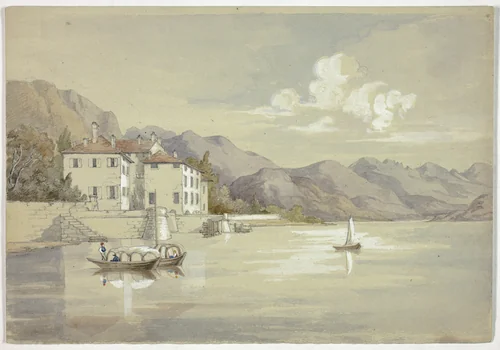 Majolica, Lake Como by Elizabeth Murray, painting, 1841
