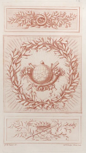 Recueil d'Ornemens à l'usage des jeunes artistes by Gilles Paul Cauvet, book, 1777