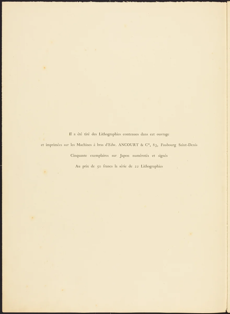 Le cafe-concert by Henri de Toulouse-Lautrec; Henri-Gabriel Ibels, portfolio, 1893