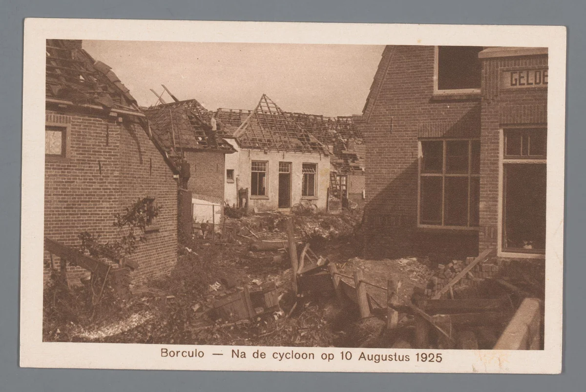 Borculo -- Na de cycloon op 10 augustus 1925 by Weenenk & Snel, other, 1925