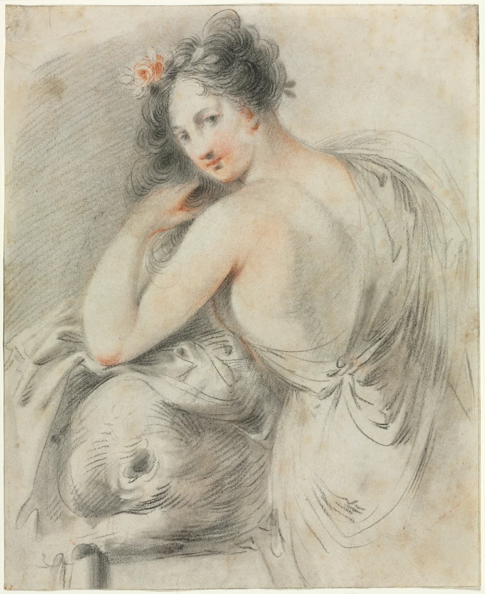 Baccante by Francesco Bartolozzi, drawing, 1742-1815
