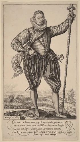 Gerrit de Jong by Hendrick Goltzius, print, 1583