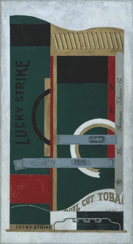 Lucky Strike by Stuart Davis, painting, 1921